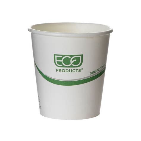 Eco Products EP BHC10 GS GreenStripe 10 Oz Disposable Hot Cup PLA