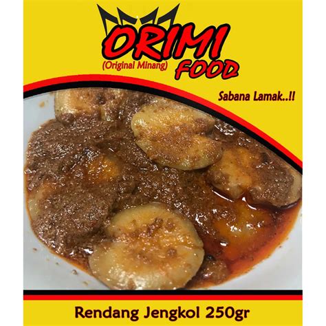 Jual Rendang Jengkol ORIMI 250gr 500gr 1000gr Indonesia Shopee