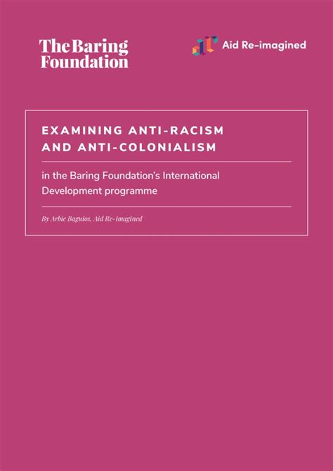 Developing An Anti Racist And Anti Colonial Approach To Our