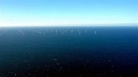 Offshore Wind Farm In Denmark Horns Rev Youtube