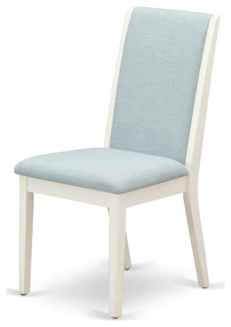 Set Of 2 Parson Kitchen Dining Chairs Elegant Cushioned Fabric