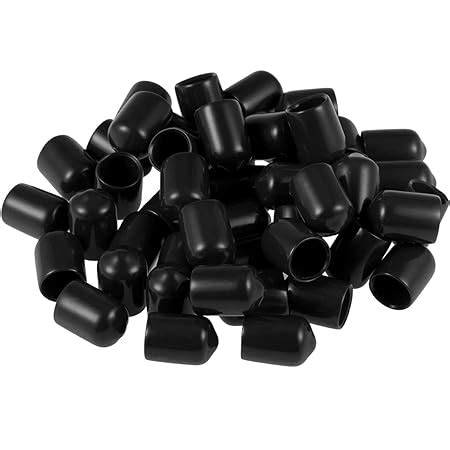 Uxcell Pcs Rubber End Caps Mm Id Vinyl Round Tube Bolt Cap Cover