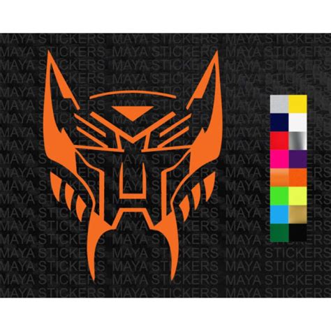 Maximal- Autobot transformers combined logo stickers in custom colors and sizes