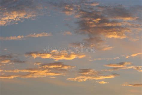 An Orange Sunset Sky With Bright Sun Stock Image Image Of Outdoors