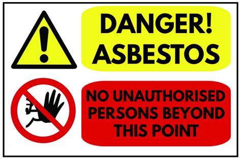 Asbestos Safety Sign Template Printable Postermywall