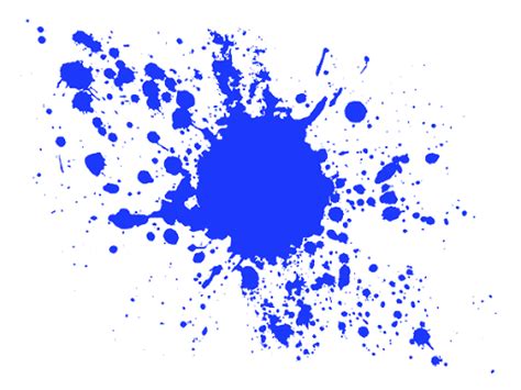 Splatter Effect Brush Strokes Artistic Texture Png