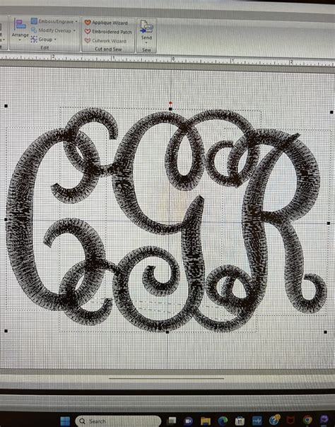 How to Create Monograms with an Embroidery Machine - Designs By JuJu Embroidery Blog!