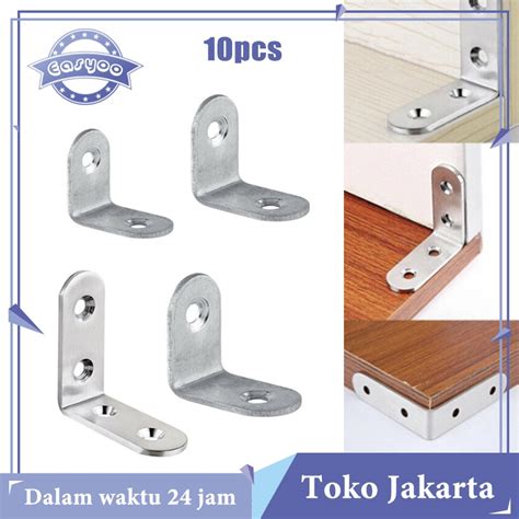 Jual Pcs Siku Penyangga Rak Dinding Stainless Steel Siku L Penahan