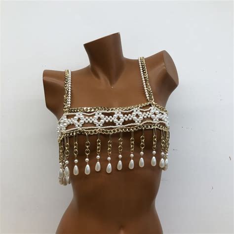 Pearl Body Chain Fashion Pearl Body Chain Tassels Are Suitable For