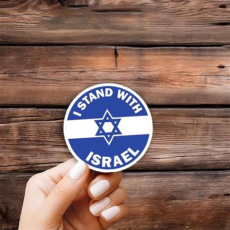 Amazon I Stand With Israel Sticker Support Israel Sticker Pray