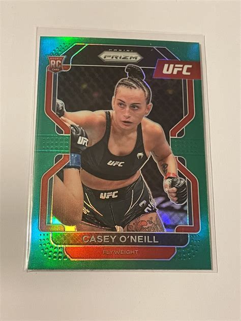 Casey O'Neill UFC 2021 Panini Prizm Green Prizm RC Rookie Card #179 | eBay