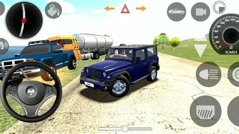 Indian🎀 Thar🔱 Simulator Gameplay New Indian Cars Simulator Game