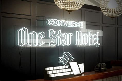 Converse creates 'One star hotel'