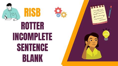 Rotter Incomplete Sentence Blank Test RISB Test Psychology