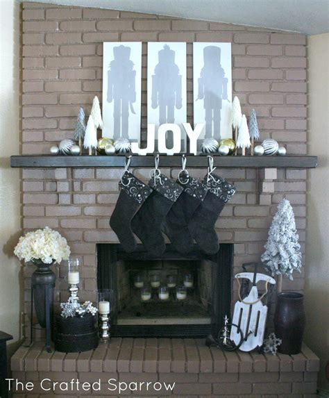 Painted Brick Fireplace