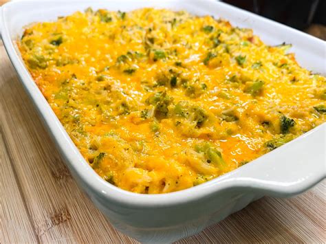 Broccoli Rice And Cheese Casserole Catherines Plates