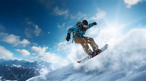 Premium AI Image | Snowboard tricks