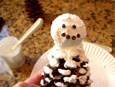 Beach Bear Villa, HHI: Pine Cone Snowman Ornament