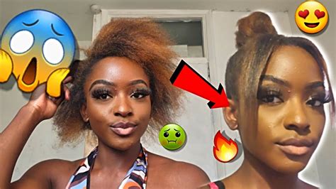 Styling My THICK Short NATURAL HAIR With HEAT Video Proof Of My