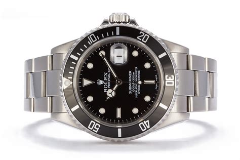 Rolex Stainless Steel Submariner 16610 With Box - Ideal Luxury