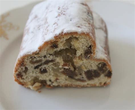 Stollen cake stock photo. Image of eating, christmas - 81500452