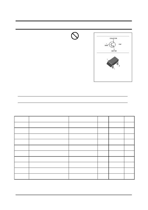 Mmbt Datasheet Pages Bilin Pnp General Purpose Transistor