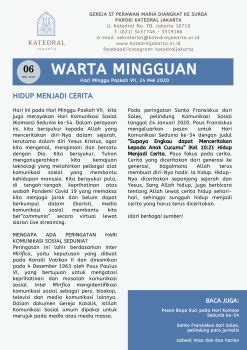 200524 Warta Mingguan Paroki Katedral Jakarta PDF Online AnyFlip