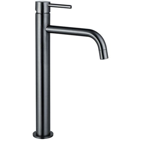 Fortifura Calvi Slim Mitigeur lavabo rehaussé monotrou Gun metal