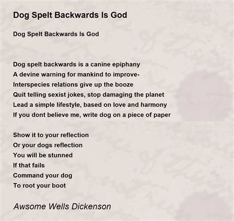 Dog Poems - Poems For Dog Poems - Poem Hunter