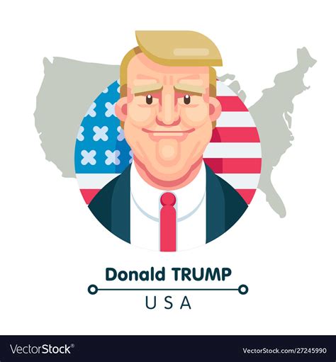 Donald Trump Royalty Free Vector Image Vectorstock