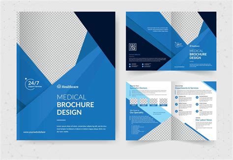 Medical Brochure Template 4846407 Vector Art at Vecteezy