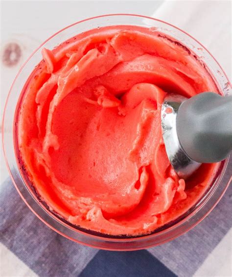 Ninja Creami Strawberry Sorbet Made With Jell O I Dream Of Ice Cream