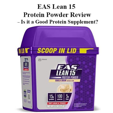 EAS Lean 15 Protein Powder Review - Is it a Good Protein Supplement?