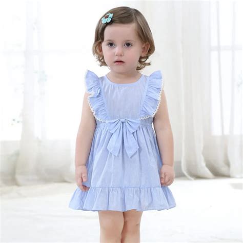 Summer Baby Girls Dressfashion Cotton Sleeveless Princess Dressbrand