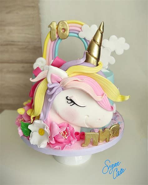 Cute Unicorn Decorated Cake By Tanya Shengarova Cakesdecor