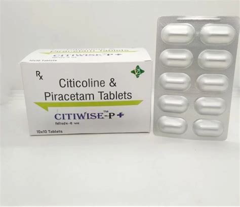 Citicoline And Piracetam Tablets At Stripe Strocit Plus Tablet