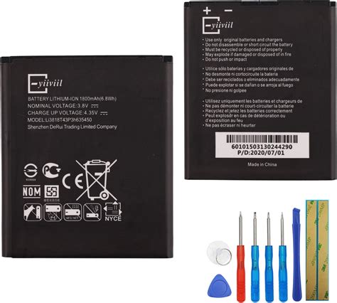 Amazon E Yiiviil Replacement Battery Li T P H Compatible