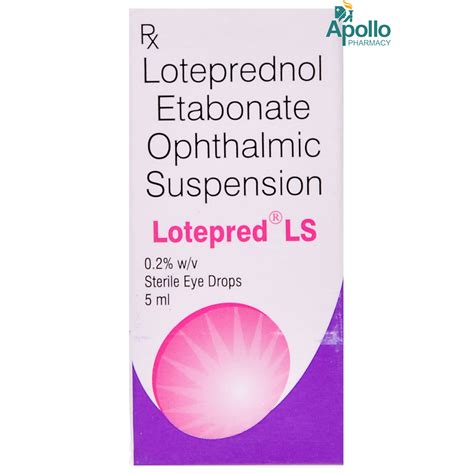 Lotepred Ls Eye Drops Ml Price Uses Side Effects Composition