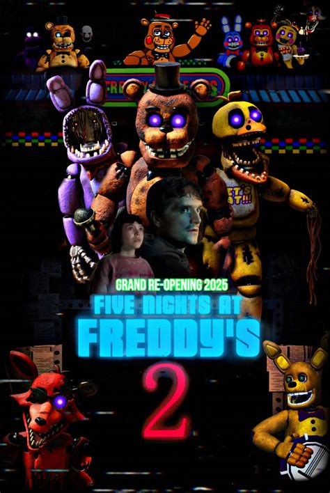 Fnaf 2 Movie Poster Fan Made V2 By Jakemilman225007 On Deviantart