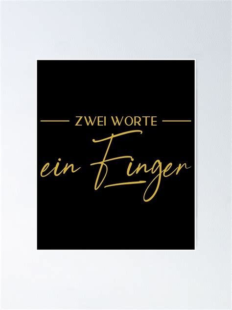 Two Words One Finger Middle Finger Fuck You Retro Poster For Sale By Ark66 Redbubble