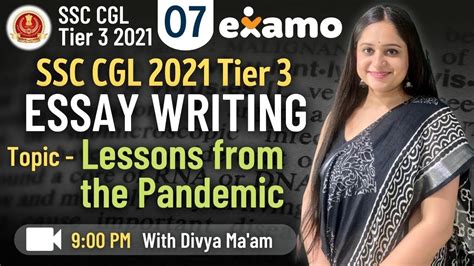 Essay Writing Lessons From The Pandemic Ssc Cgl Tier By