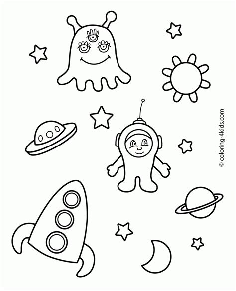 Space Coloring Pages Printable - Coloring Home