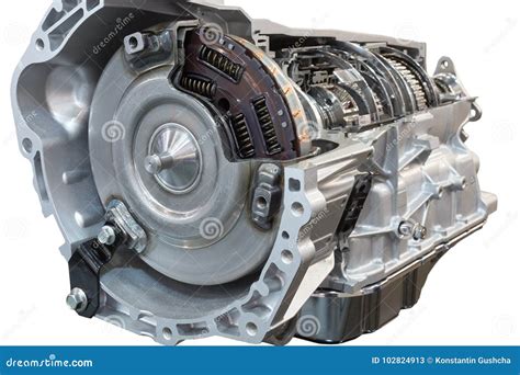 Cutaway Transmission Of The Truck Stock Image Image Of Gear Machine