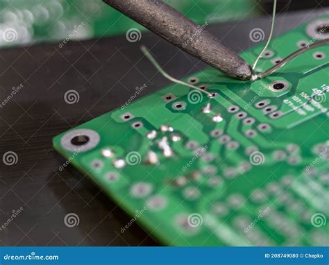 Soldering And Electronic Board Stock Photography | CartoonDealer.com ...