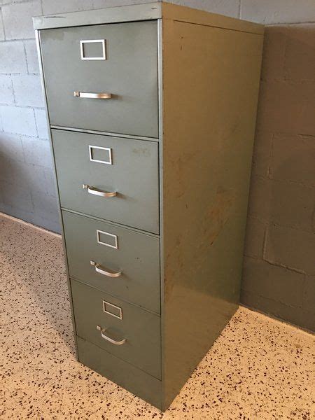 Vintage Industrial Steelcase File Cabinet Filing Cabinet Modern