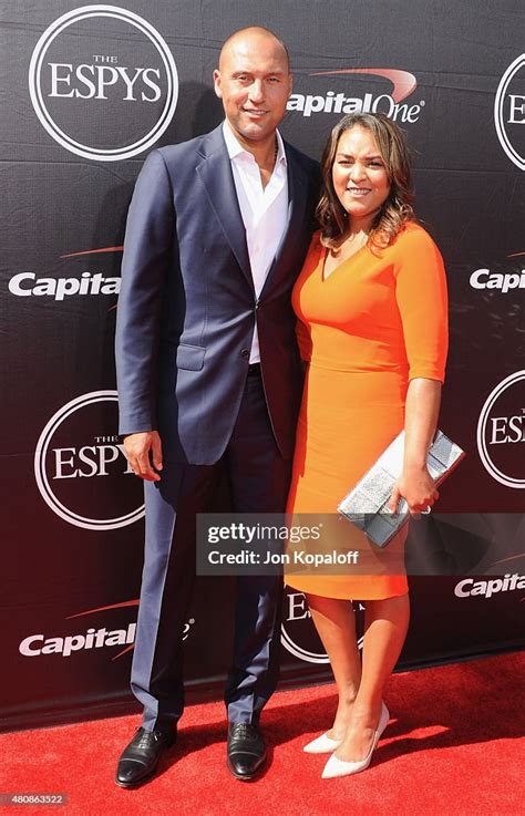 Derek Jeter and mom Dorothy Jeter arrive at The 2015 ESPYS at... News ...