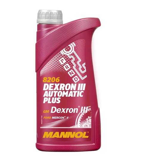 Olej Do Automatycznej Skrzyni Bieg W Mannol Automatic Plus Dexron Iii