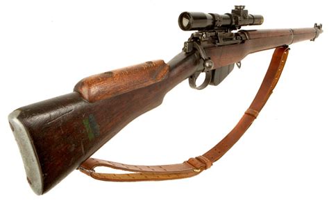 Deactivated Wwii British Lee Enfield No4t Sniper Rifle Allied