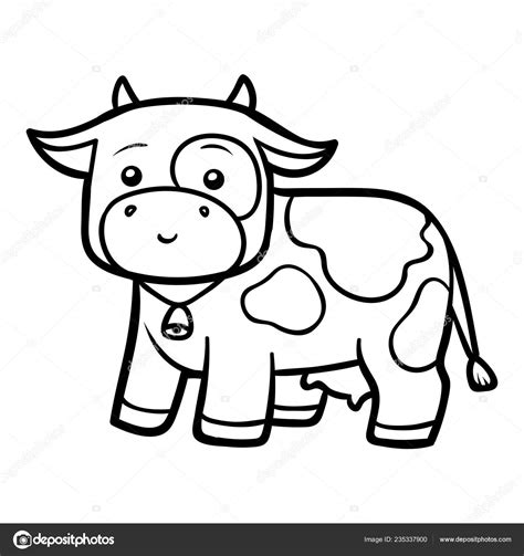 Vaca Para Colorear