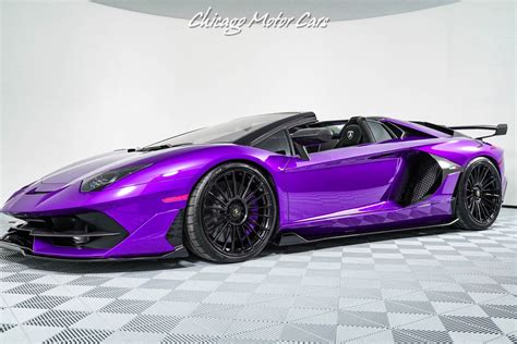 Used Lamborghini Aventador Svj Roadster Lp Rare Viola Pasifae